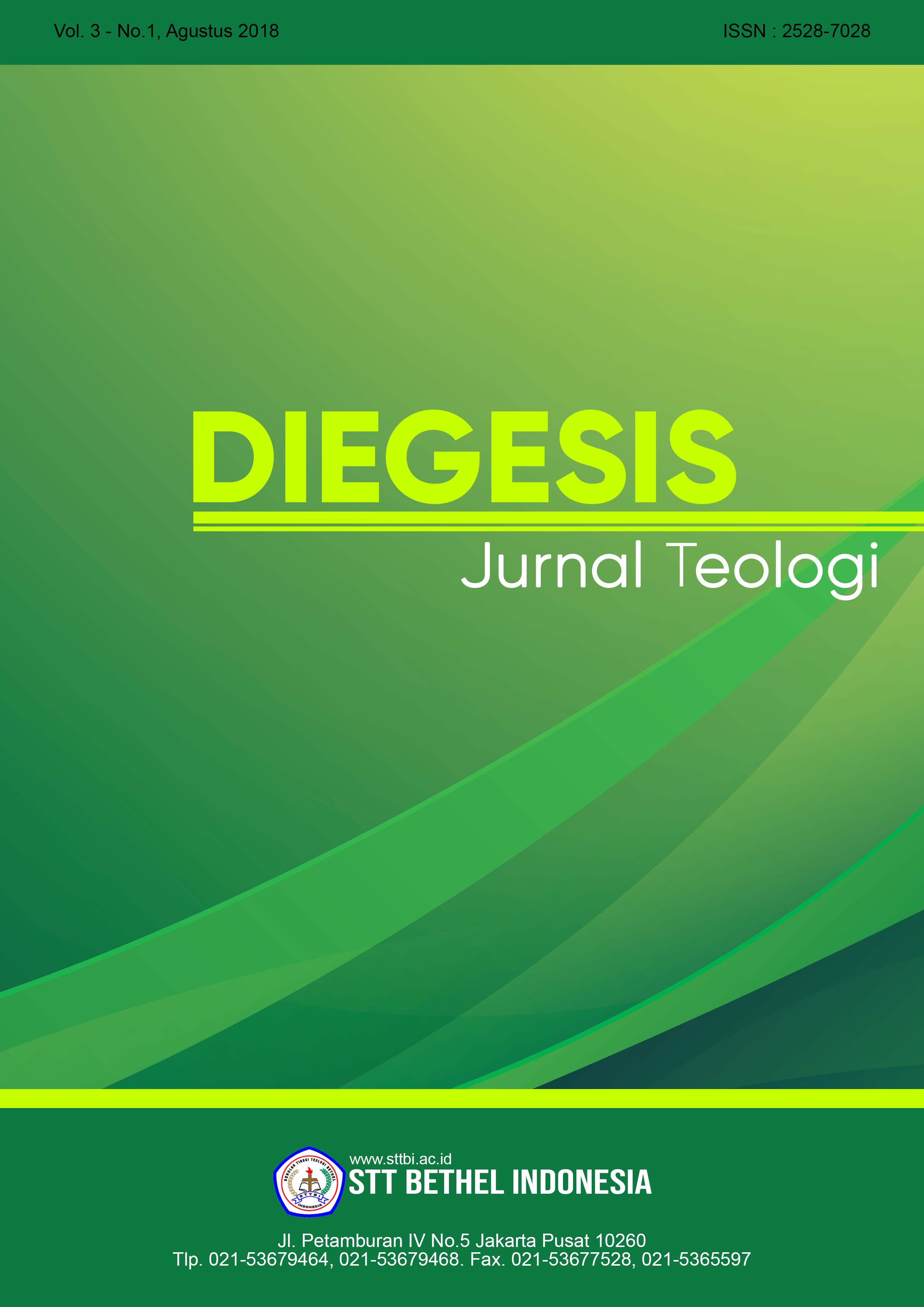 Jurnal Teologi - Diegesis